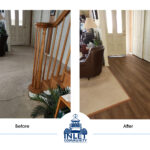 AC Inlet Housing Rehab Program -Flooring Before & After